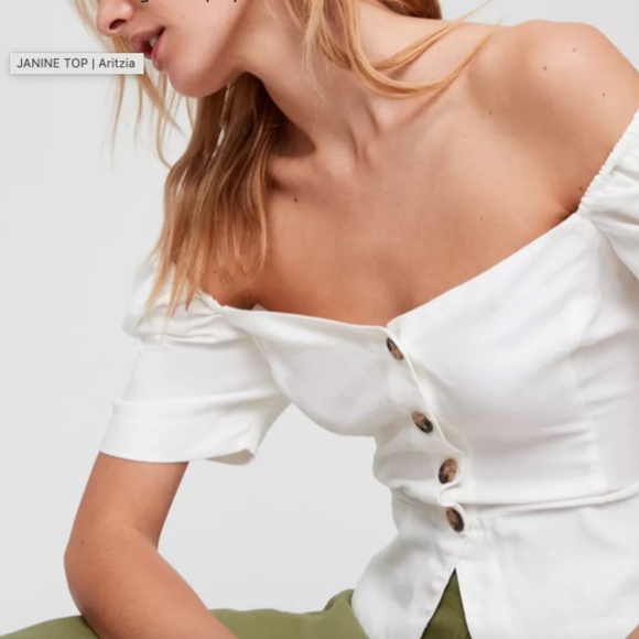 Wilfred Janine GREEN Peplum Top - Picture 3 of 7